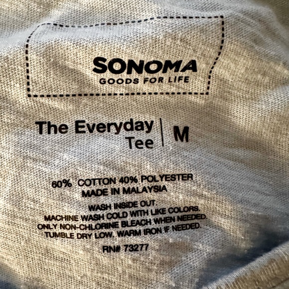 Women’s Sonoma Ombré Blue Long Sleeve Shirt - Picture 3 of 4